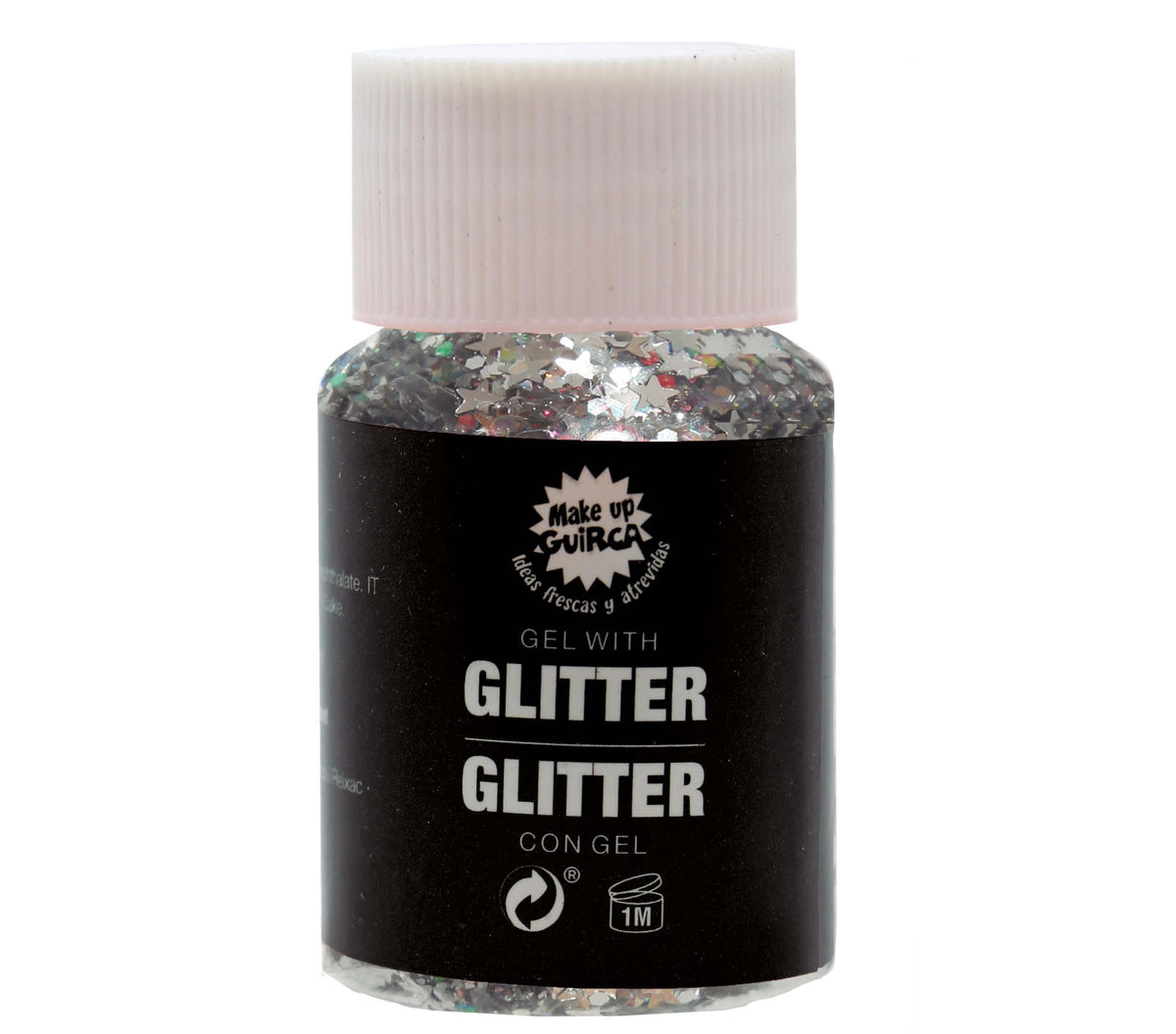 GP15805 – Halloween Party Glitter Gel Schwarz – Farbe: Silber