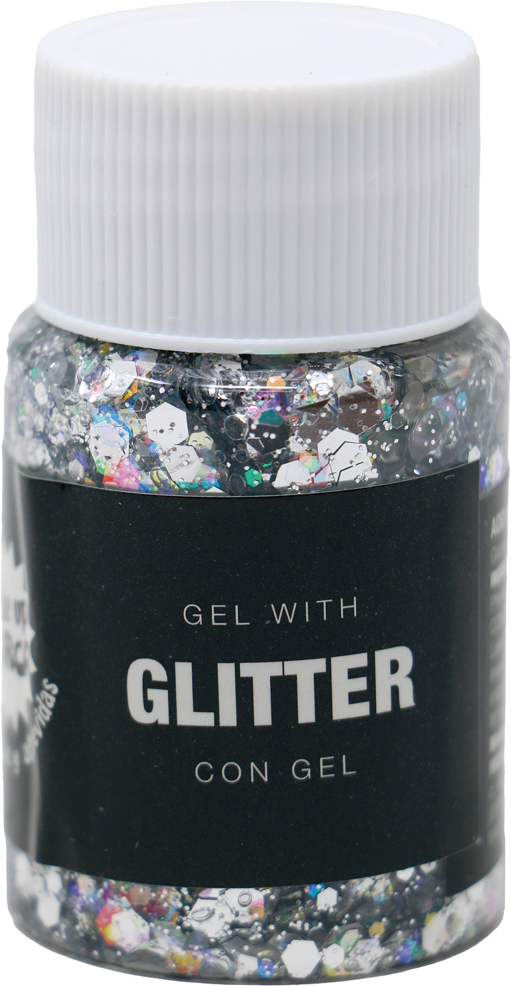 GP15805 – Halloween Party Glitter Gel Schwarz – Farbe: Silber