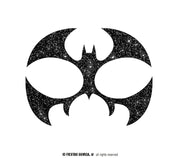 Fledermaus Aufkleber für Erwachsene 13 x 15 cm, Bild 1