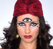 Wahrsagerin Make up Set mit Klebeauge, Bild 5