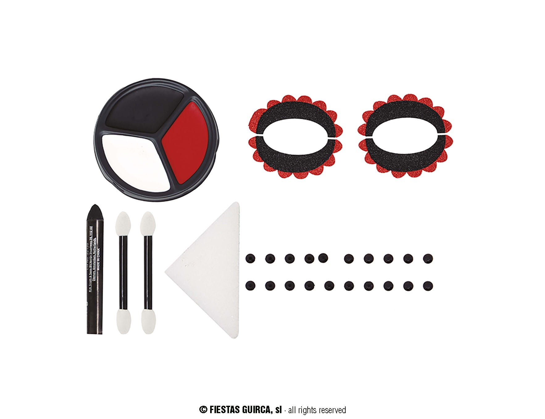 GP15876 – Tag Der Toten Halloween Facepaint – Farbe: Mehrfarbig