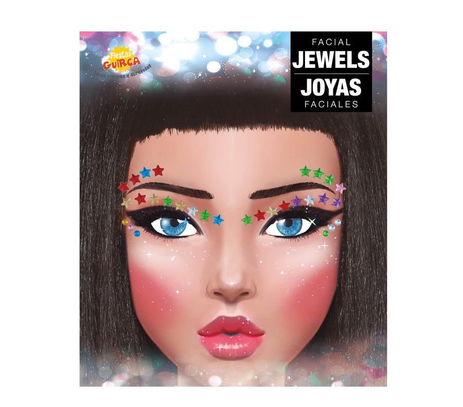 GP15880 – Schmuck Fuer Das Gesicht Karneval Party – Farbe: Mehrfarbig, Ansicht 2