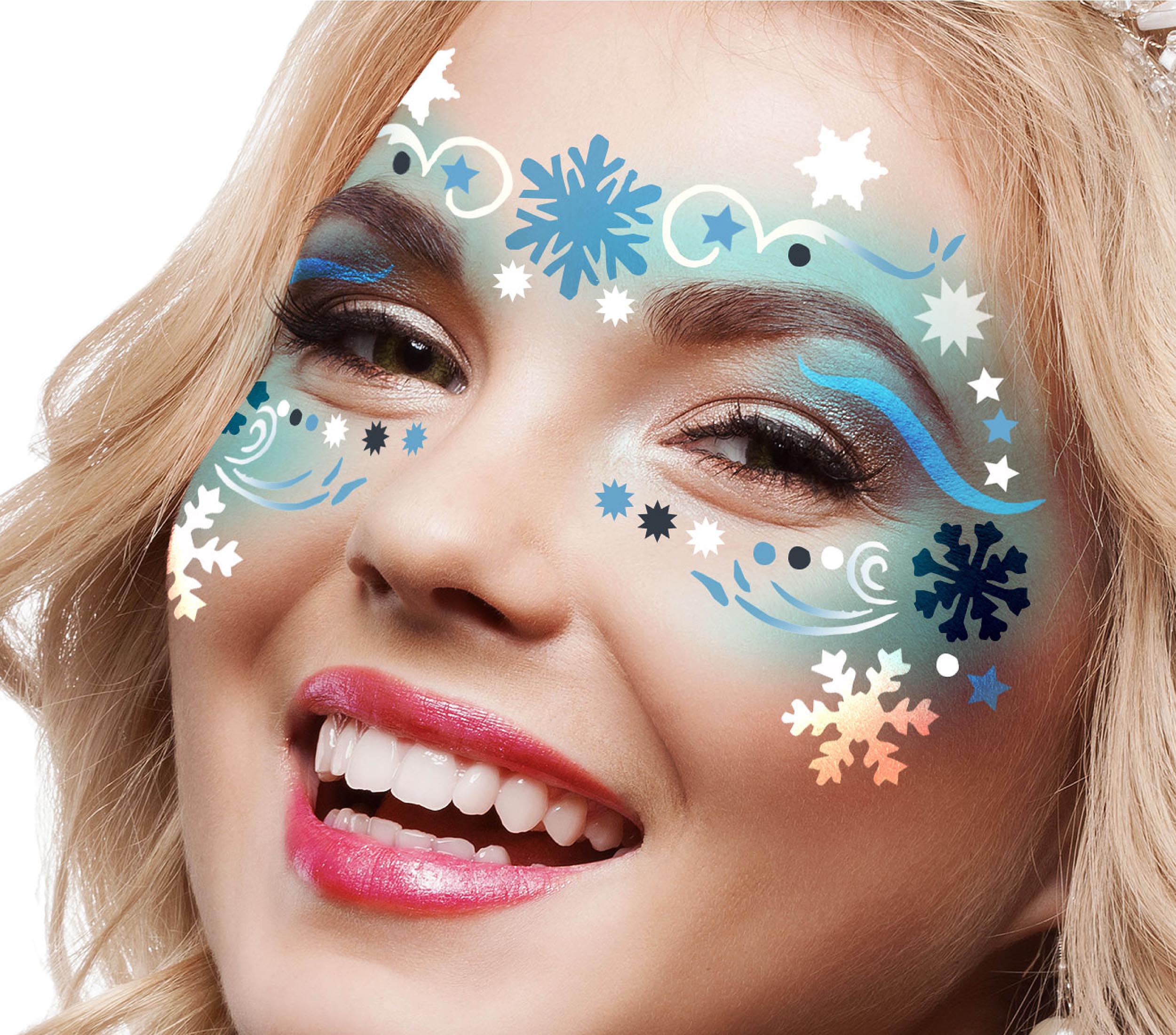 GP15888 – Märchenhafte Schneezauber Make Up – Farbe: Blau