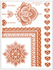 GP15935 – Wüstenprinz Tattoo Schablone Karneval – Farbe: Blau