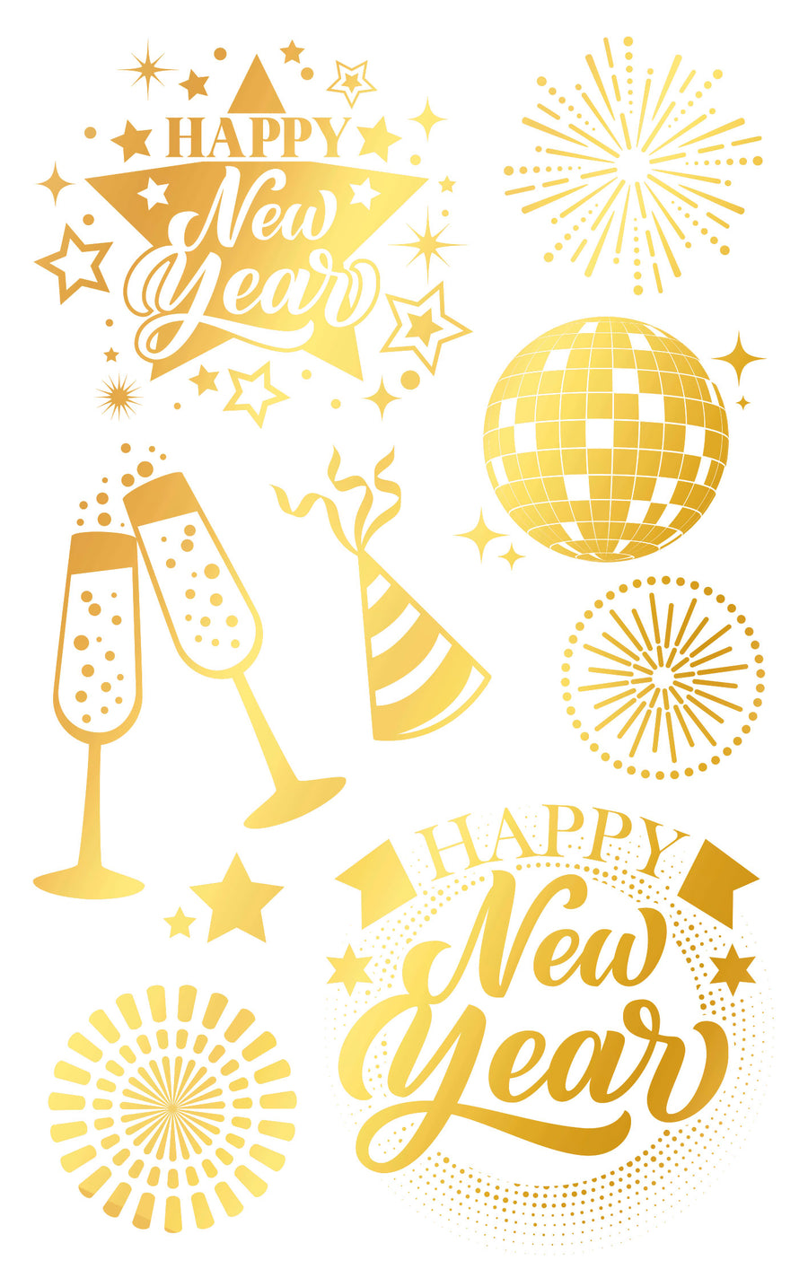 GP15938 – Silvester Party Hautkunst Festival – Farbe: Gold, Ansicht 2
