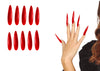 GP15953 – Dämonische Rote Nägel Halloween – Farbe: Rot