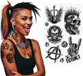 Weltkulturen Anarchie Punk Tattoo