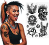 GP15974 – Weltkulturen Anarchie Punk Tattoo – Farbe: Schwarz