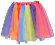 Tutu Rock für Damen bunt 40 cm Regenbogen, Bild 2