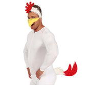 Tierischer Hahn Kostümset Karneval, Bild 1