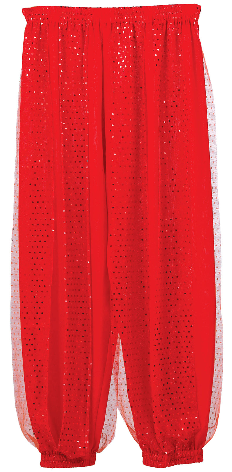 GP16018 – Sheik Wüstenprinz Traumhafte Tanzhose – Größe: 42 - 44 (L) – Farbe: Rot, Ansicht 2