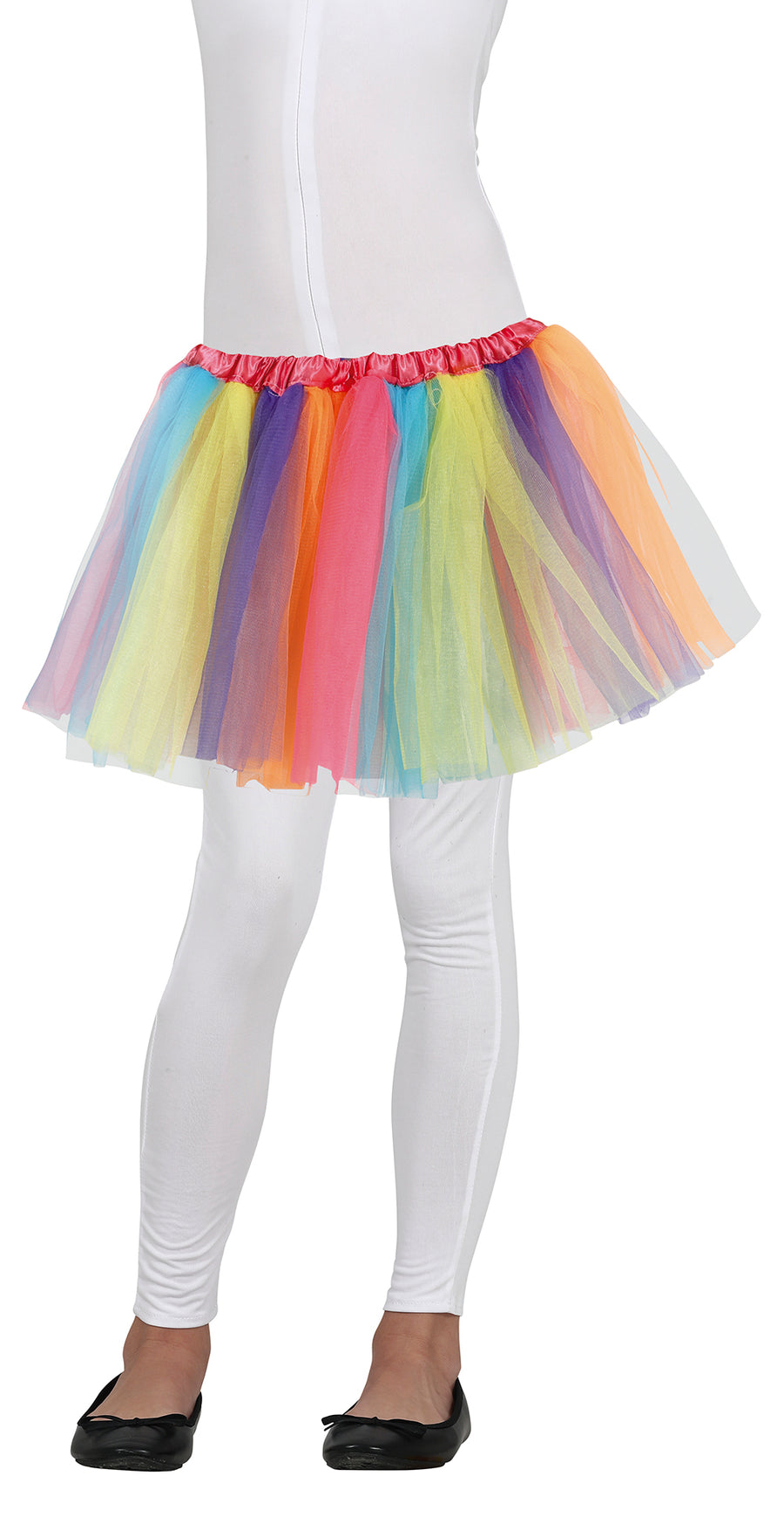 Tutu Rock für Mädchen bunt 30 cm Regenbogen
