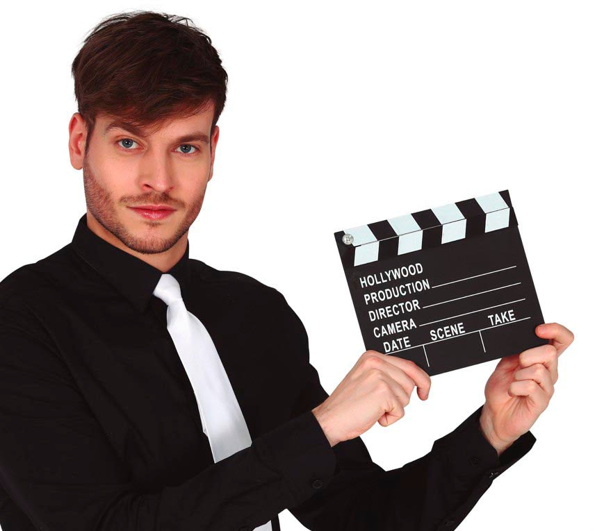 GP16037 – Film Hollywood Regieklappe Karneval – Farbe: Schwarz