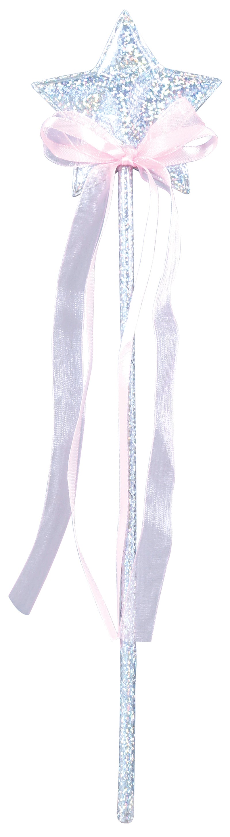 GP16041 – Prinzessin Glitter Fantasie Stern Zauberstab – Farbe: Silber