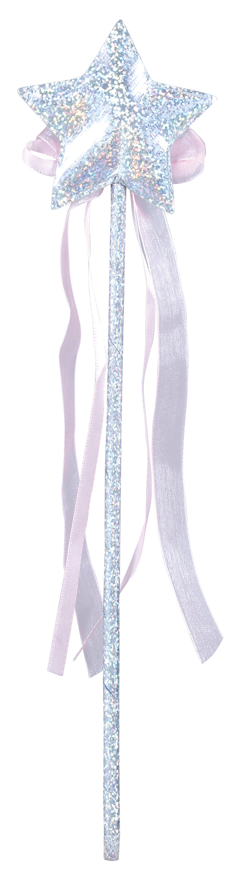GP16041 – Prinzessin Glitter Fantasie Stern Zauberstab – Farbe: Silber