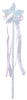 GP16041 – Prinzessin Glitter Fantasie Stern Zauberstab – Farbe: Silber