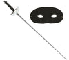 GP16042 – Banditen Maske Florett Abenteuer – Farbe: Silber