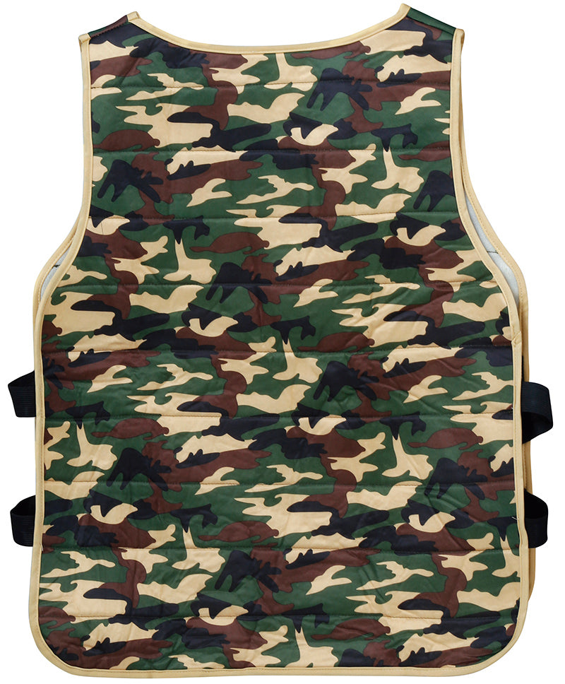 GP16043 – Militär Kostüm Weste Karneval Camo – Farbe: Grün