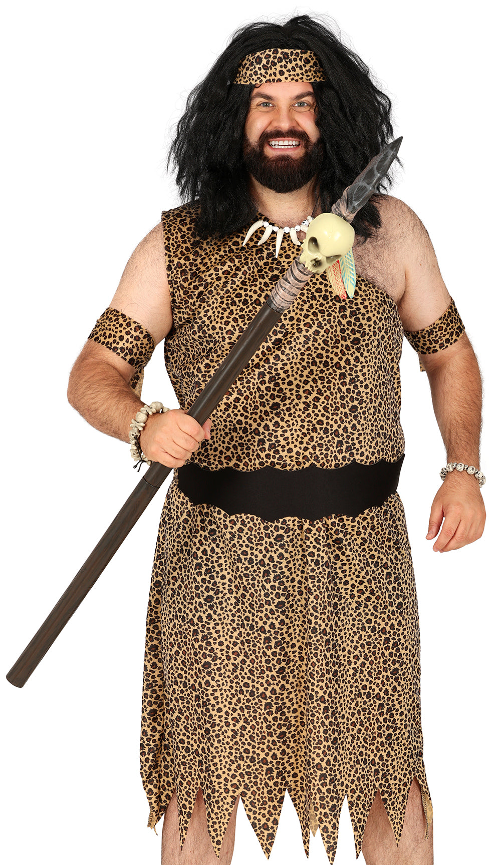 GP16056 – Troglodyten Speer Karnevalsrequisite – Farbe: Braun
