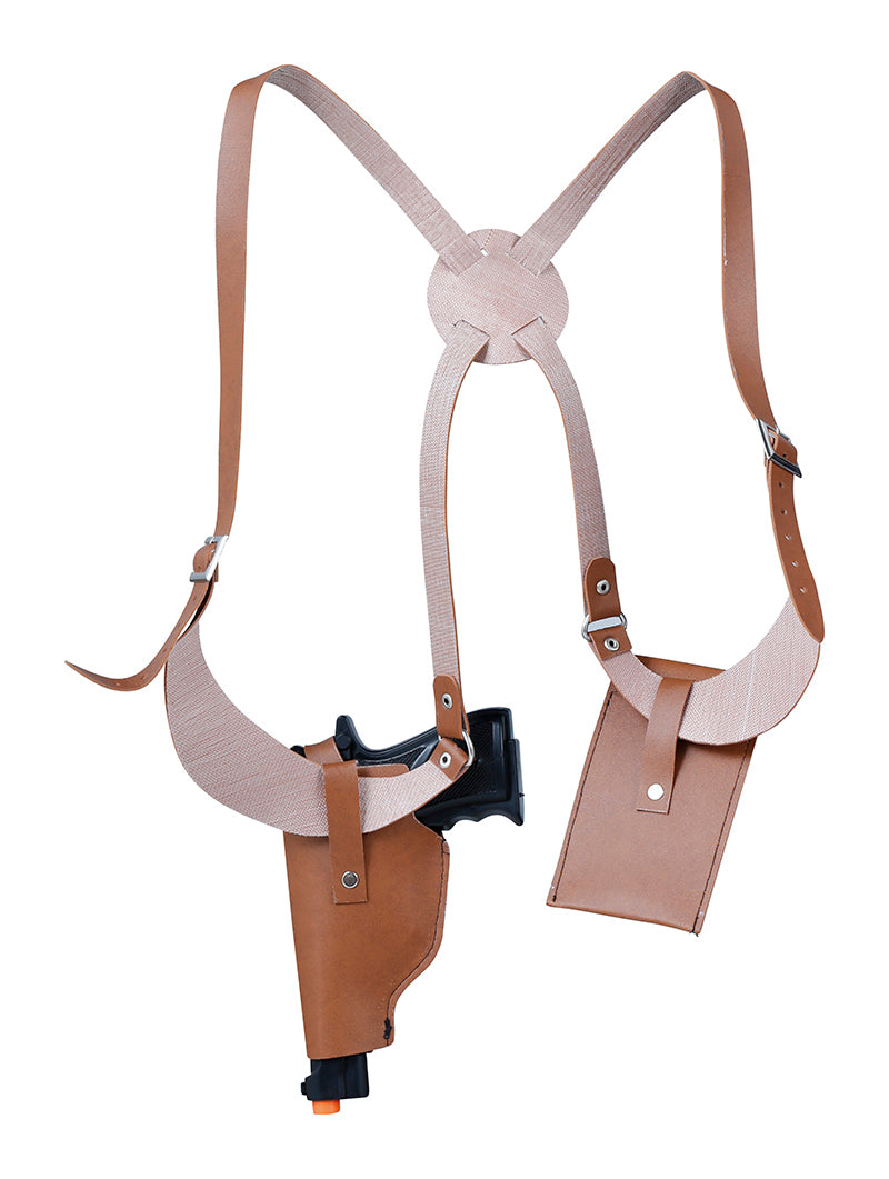 GP16058 – Cowboy Schulterholster Karneval – Farbe: Braun