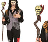 GP16059 – Voodoo Schamanen Schädel Stab Halloween – Farbe: Braun