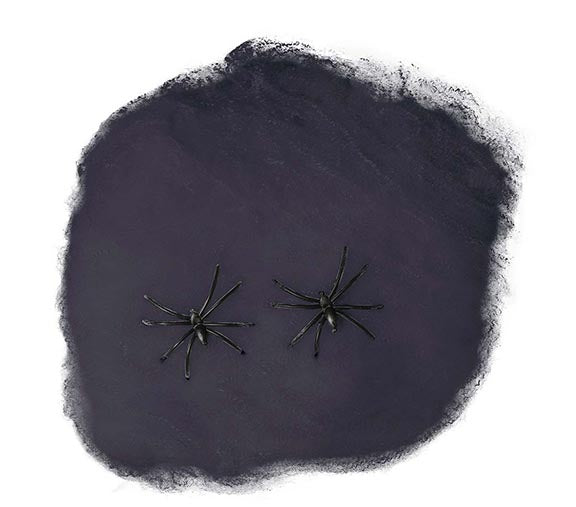 GP24213 – Tiere Halloween Spinnennetz Orange Gruselig – Farbe: Schwarz