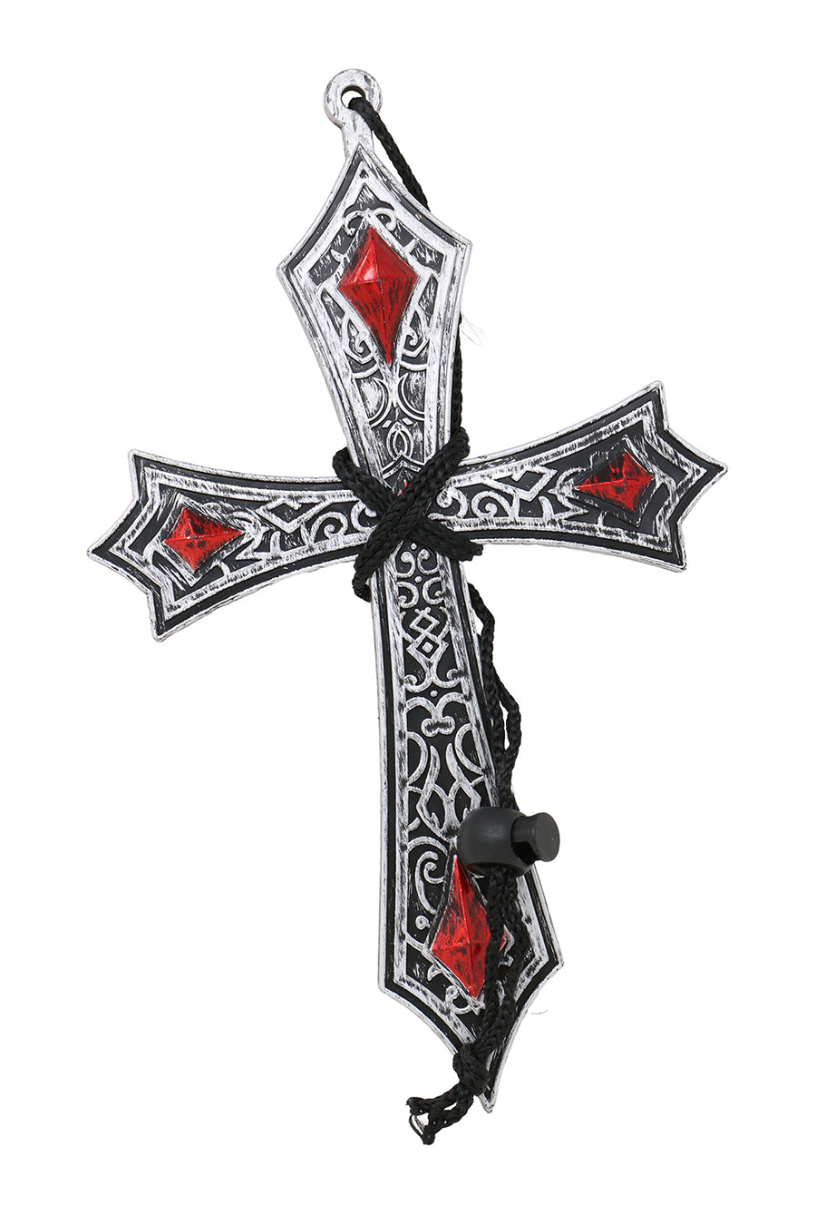 GP16075 – Religion Gotisches Kreuz Halloween – Farbe: Silber, Ansicht 2