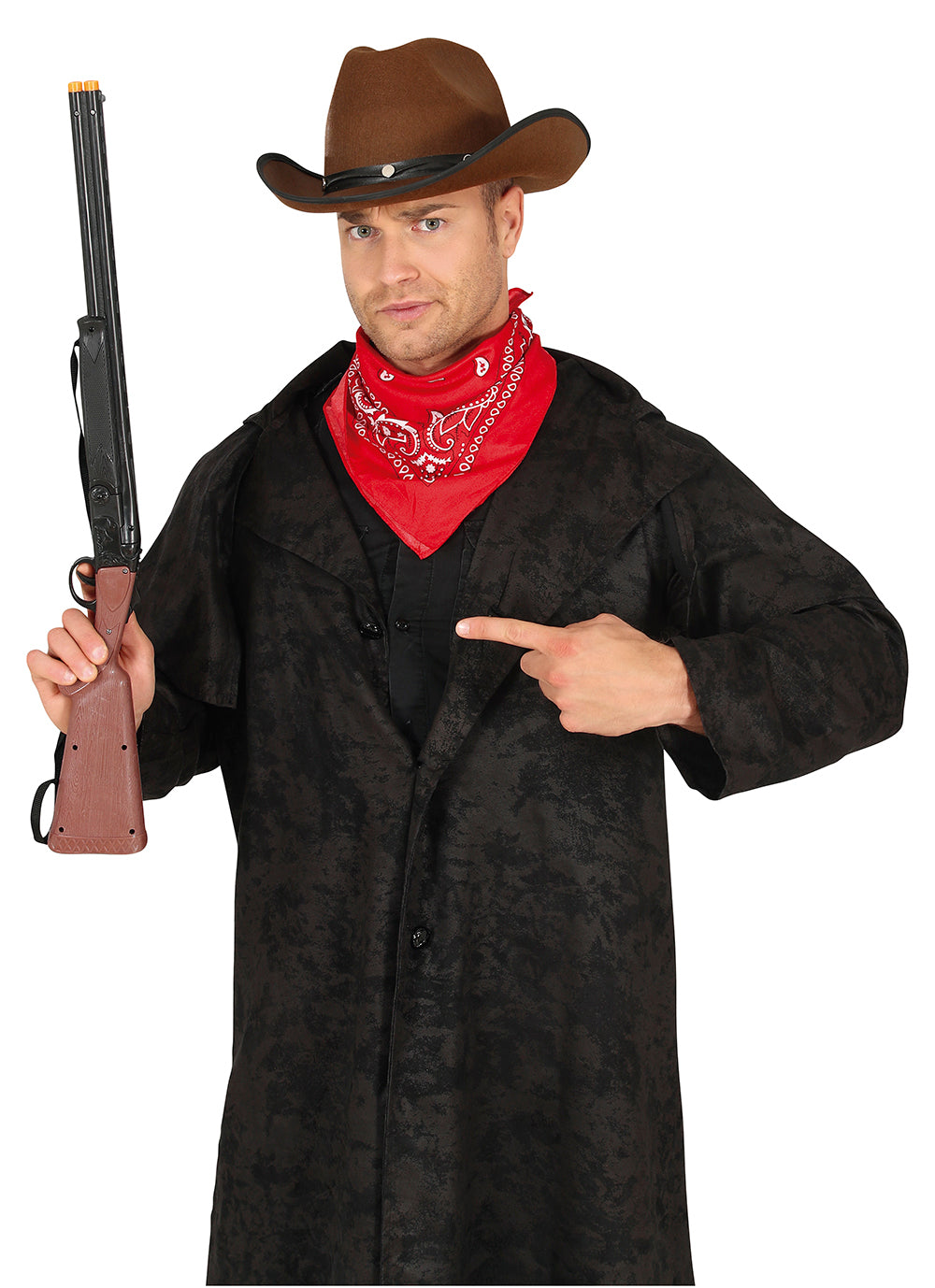 GP16085 – Cowboy Kostümaccessoire Westerngewehr – Farbe: Schwarz
