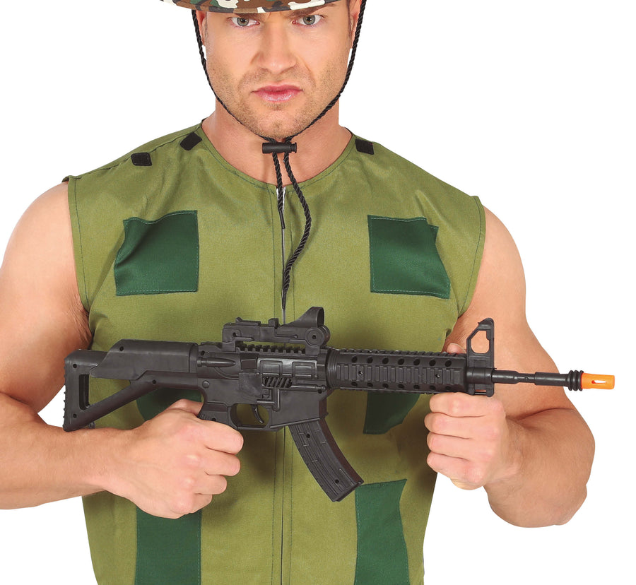 Soldaten Gewehr für Erwachsene 56 cm Militär