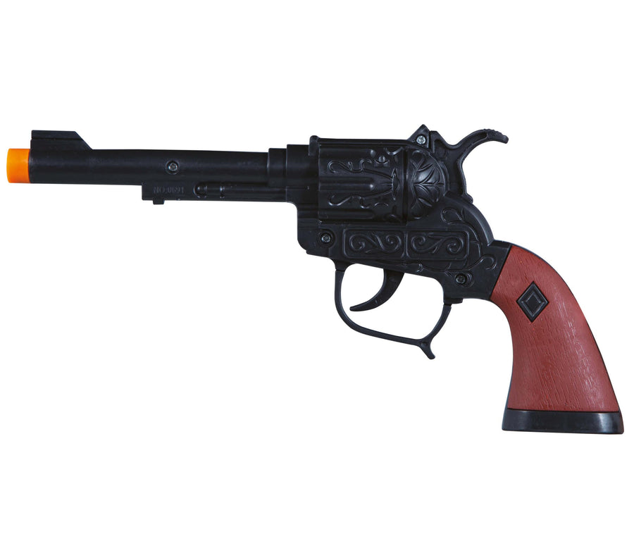 GP16087 – Cowboy Revolver Spielzeugfasching – Farbe: Schwarz, Ansicht 2