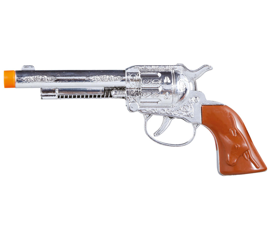 GP16090 – Cowboy Revolver Western Karneval – Farbe: Silber, Ansicht 2