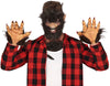 GP16102 – Werwolf Pfoten Handschuhe Halloween – Farbe: Braun