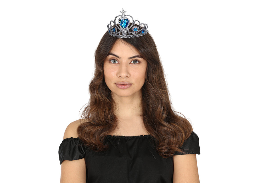 Schneeprinzessin Diadem für Damen silber