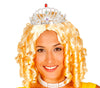 GP16110 – Prinzessinnen Tiara Mittelalterliche Märchenkönigin – Farbe: Silber