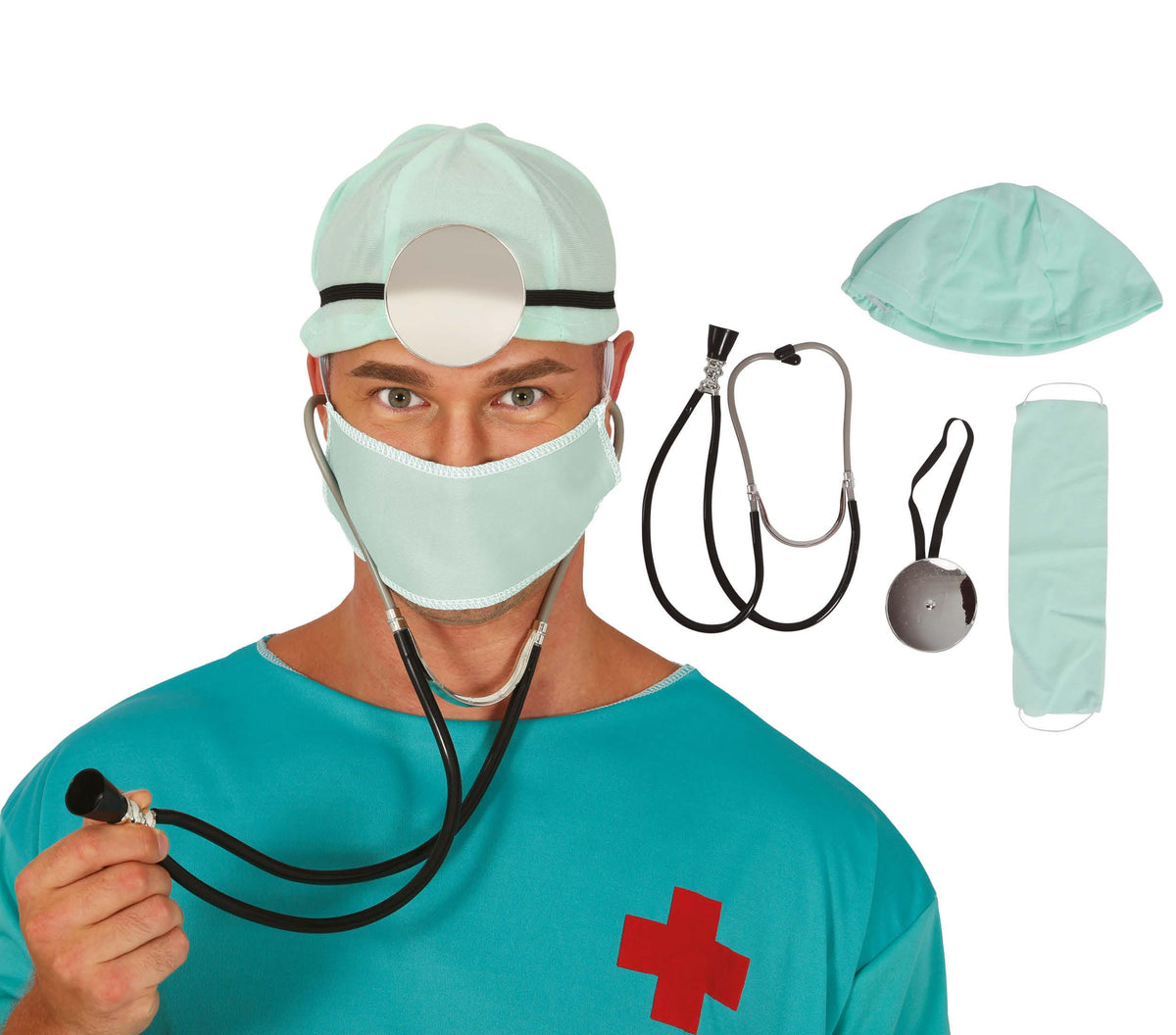 GP16112 – Arzt Und Krankenschwester Kostüm Set – Farbe: Blau