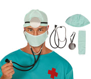 Chirurgen Set für Erwachsene 4 teilig Arzt, Bild 2