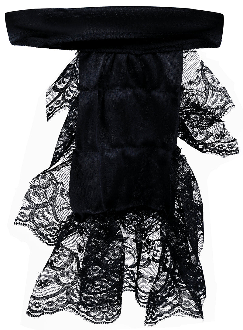 GP16122 – Marquis Gothic Jabot Spitze Vampir – Farbe: Schwarz