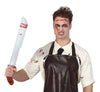 GP16142 – Halloween Machete Mit Zahnung – Farbe: Silber / Braun