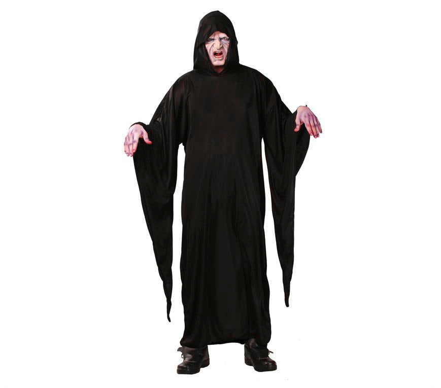 GP16145 – Halloween Kapuzenkleid Sensenmann Dunkler – Farbe: Schwarz