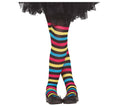 Hexe Regenbogenstrumpfhose Fasching
