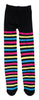 GP16155 – Hexe Regenbogenstrumpfhose Fasching – Größe: 3 - 6 Jahre – Farbe: Mehrfarbig