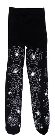 Spinnennetz Strumpfhose für Damen schwarz, Bild 2