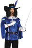 GP16174 – Musketier Schwert Zweikampf Accessoire – Farbe: Silber