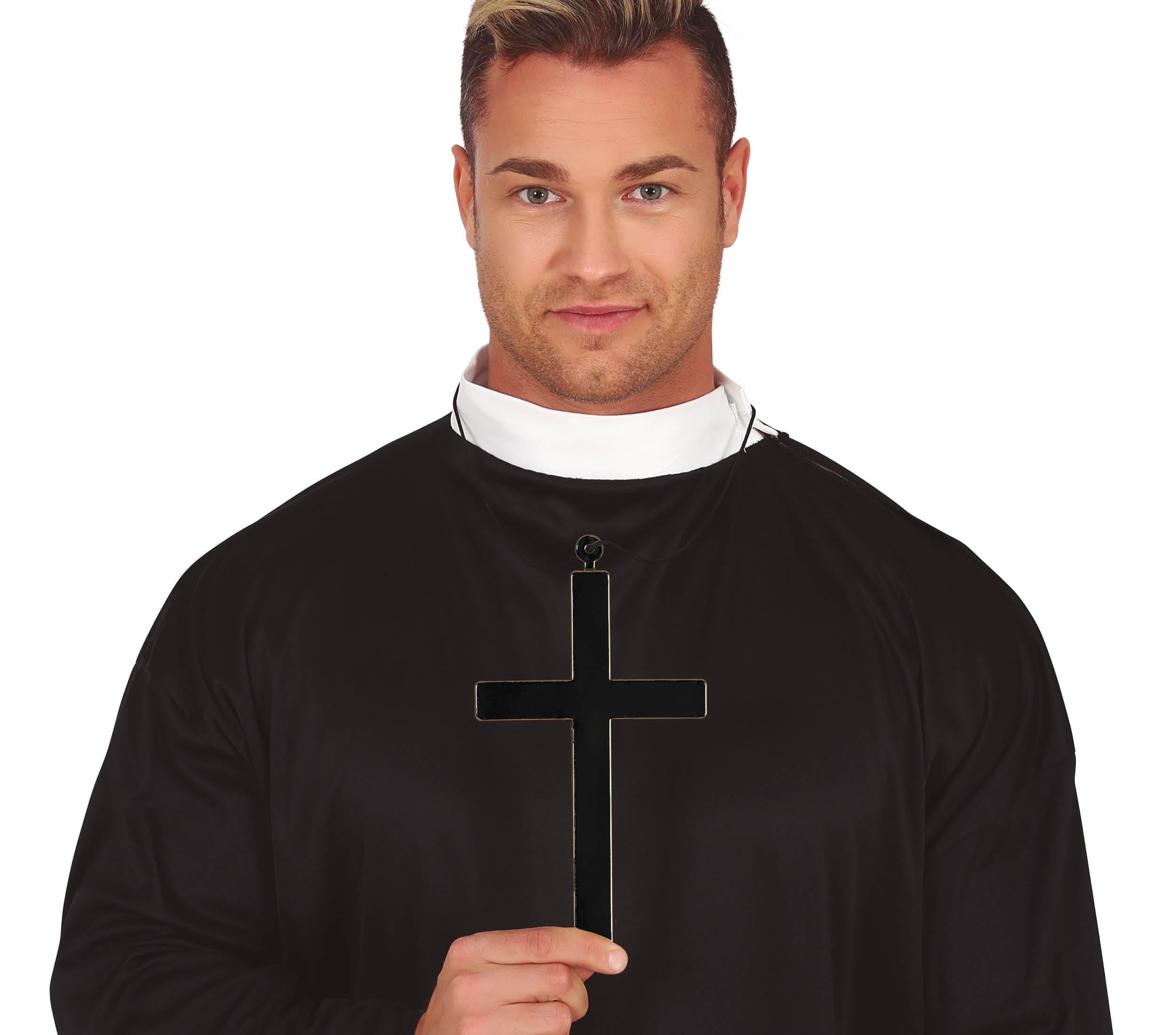 GP16176 – Religion Halloween Priesterkreuz – Farbe: Schwarz