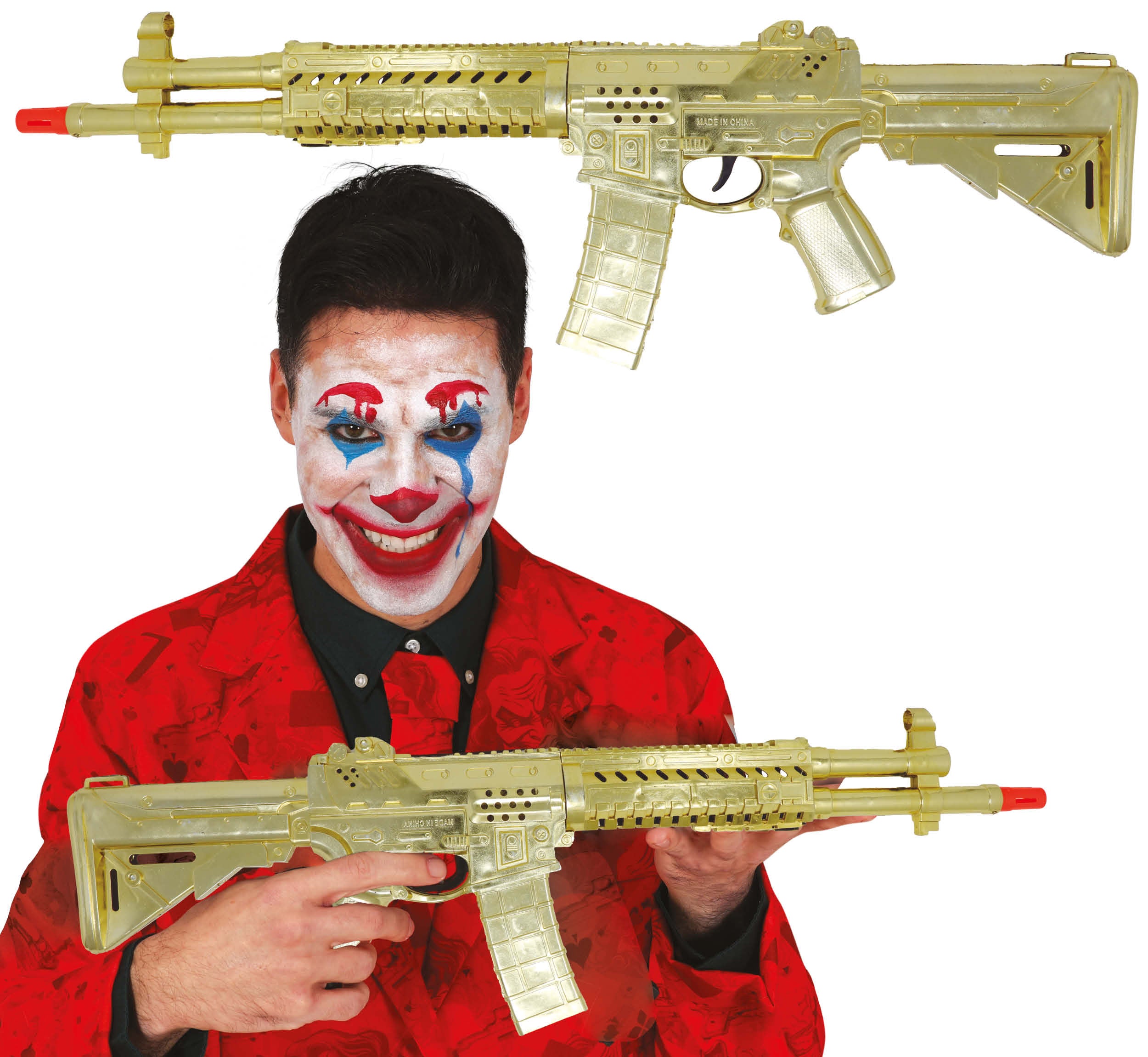 GP16179 – Mr Smile Goldene Superheld Waffe – Farbe: Gold