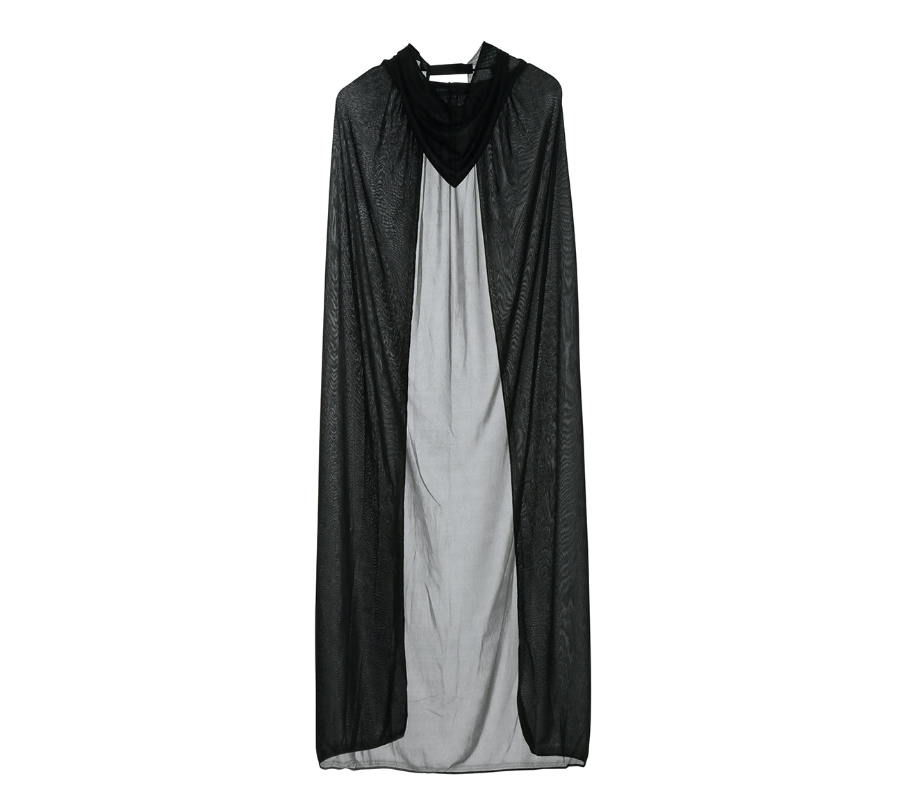GP16180 – Vampir Umhang Kapuze Schwarzer Halloween – Farbe: Schwarz