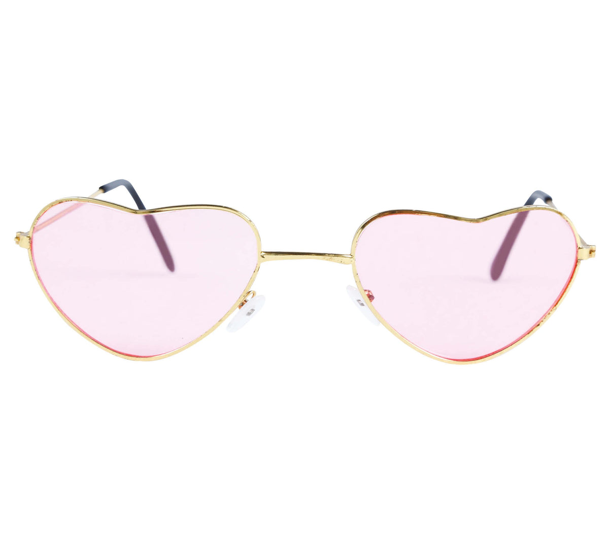 GP16193 – Hippie Herzbrille Rosa 60s Vintage – Farbe: Rot