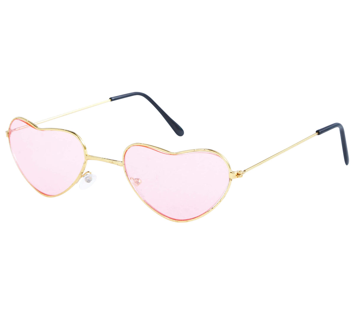 GP16193 – Hippie Herzbrille Rosa 60s Vintage – Farbe: Rot