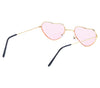 GP16193 – Hippie Herzbrille Rosa 60s Vintage – Farbe: Rot
