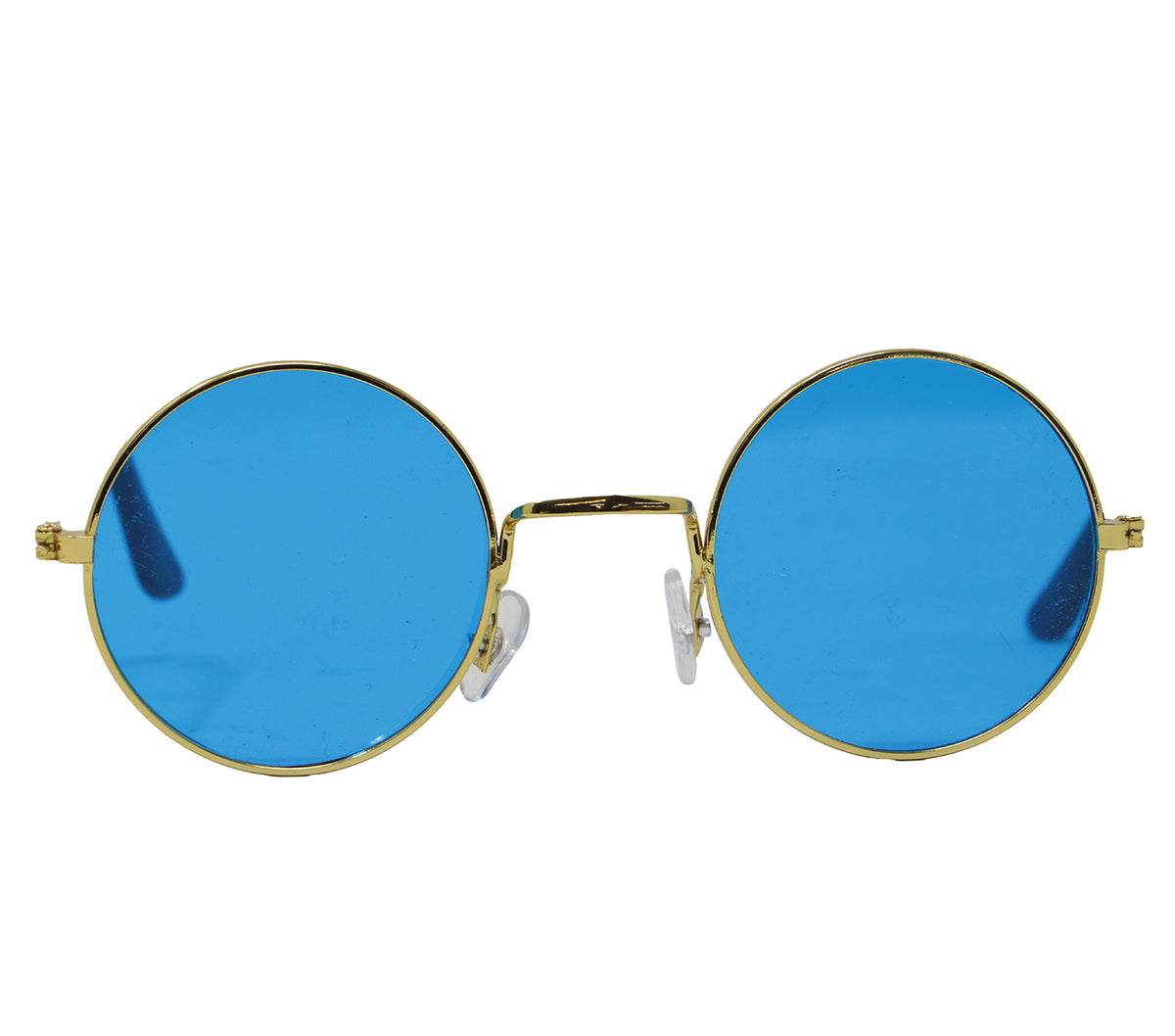 GP16201 – Hippie Brillen 60s Rund Bunte – Farbe: Mehrfarbig, Grün, Blau, Pink